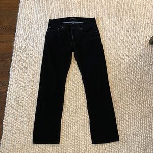 Banana Republic black corduroys